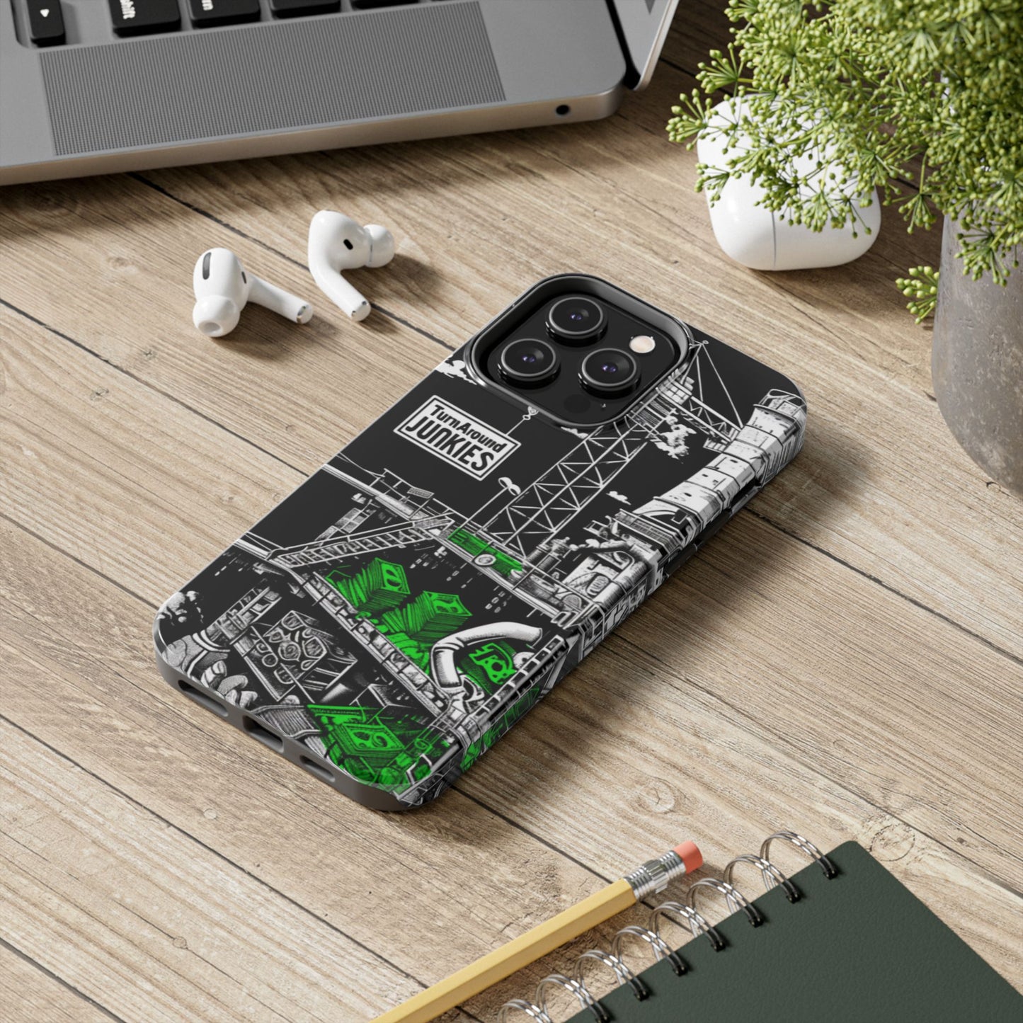 Turnaround Junkies "Stacks On Deck" Tough Phone Cases