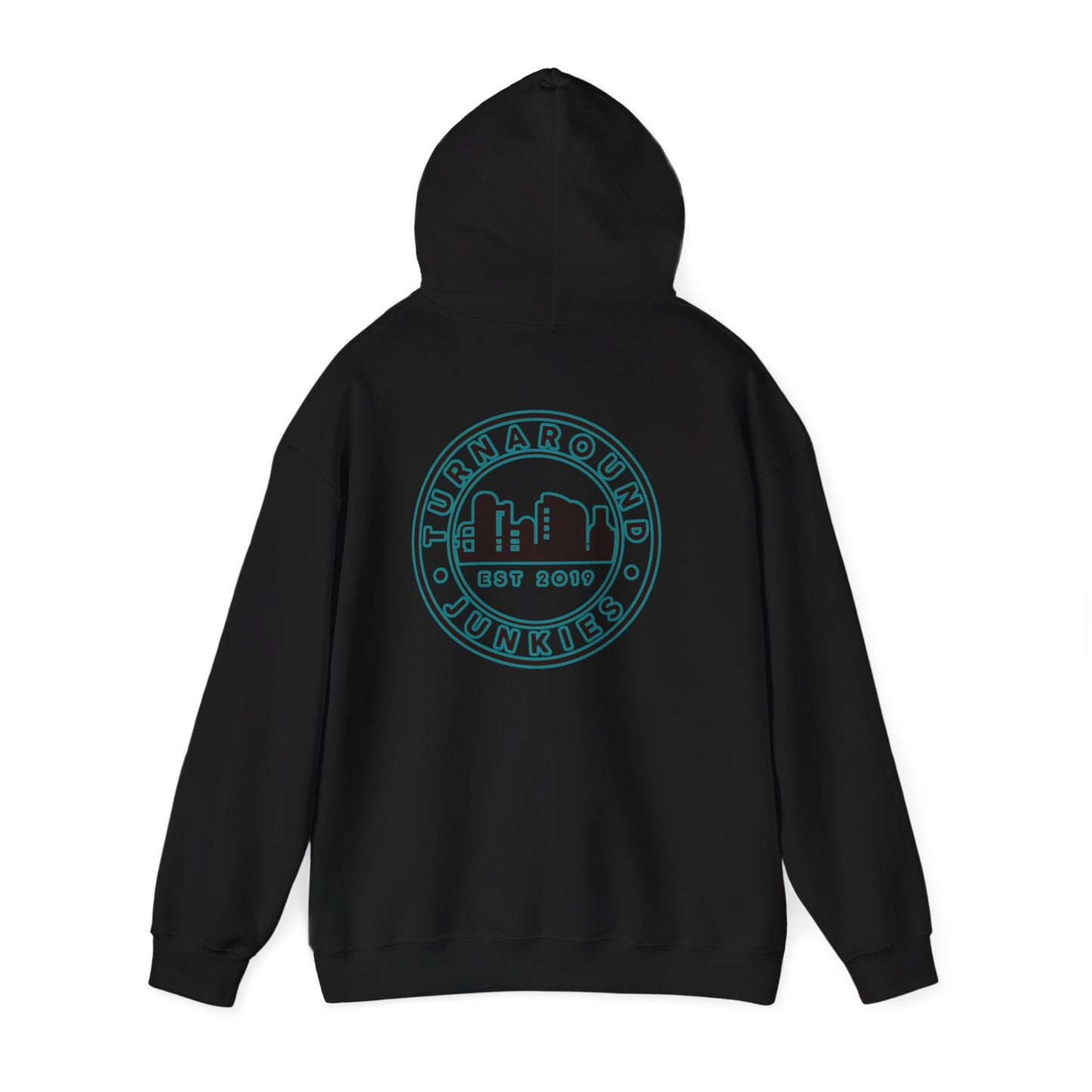 Turnaround Junkies Circle Logo Heavy Blend™ Hooded Sweatshirt