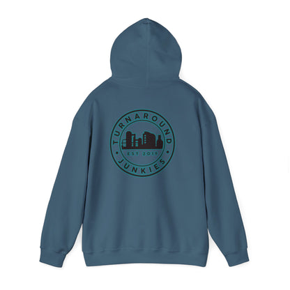 Turnaround Junkies Circle Logo Heavy Blend™ Hooded Sweatshirt