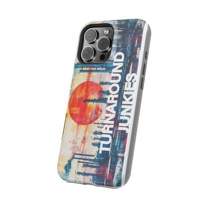Turnaround Junkies  Red Sun Rising Magnetic Tough Cases
