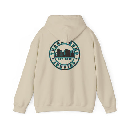 Turnaround Junkies Circle Logo Heavy Blend™ Hooded Sweatshirt