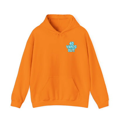 40 YARDS OUT Brand Productions Muddy Boar Heavy Blend™ Hooded Sweatshirt