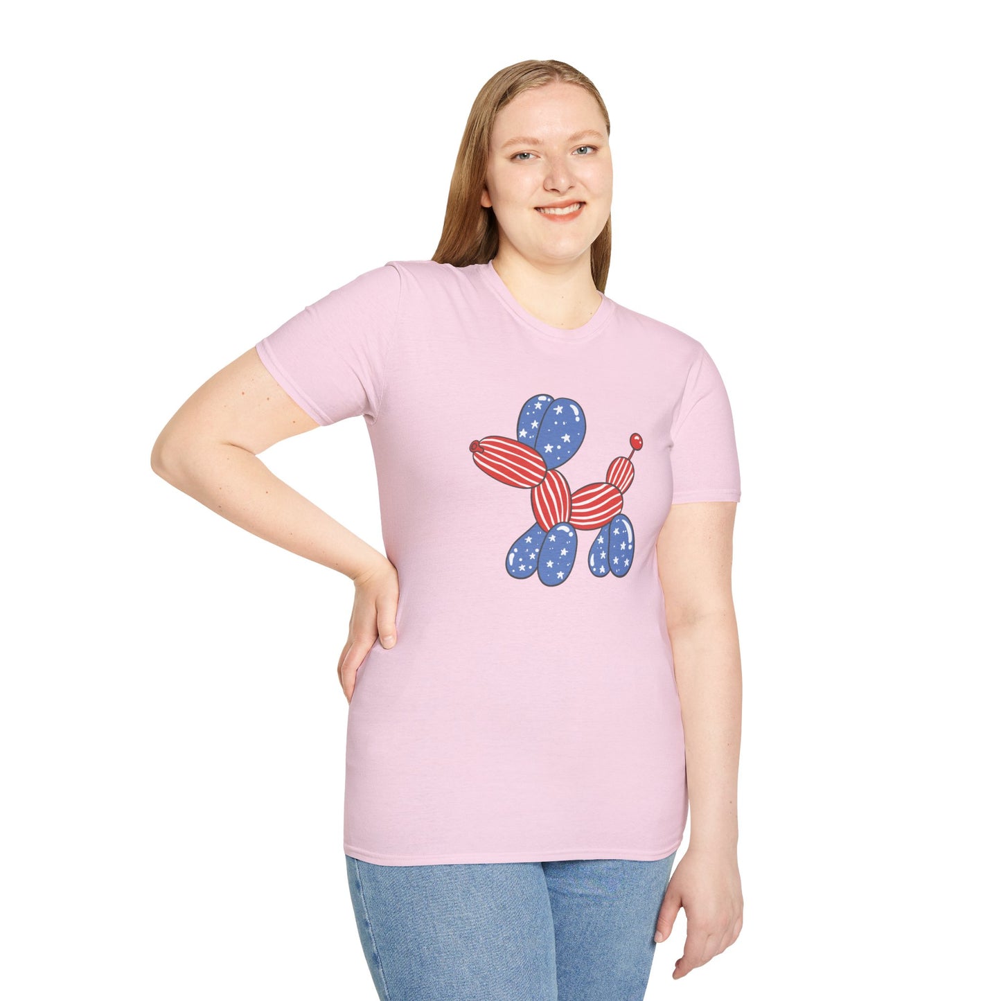 Adult USA Balloon Dog shirt