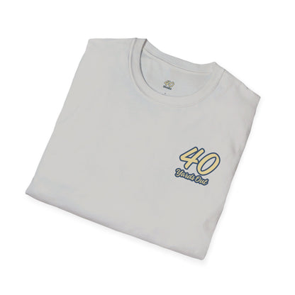 Black Lab Retriever in boat Unisex Softstyle T-Shirt