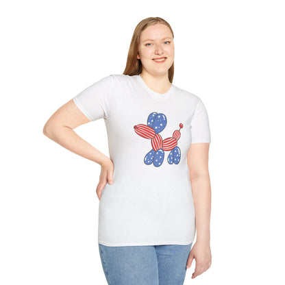 Adult USA Balloon Dog shirt