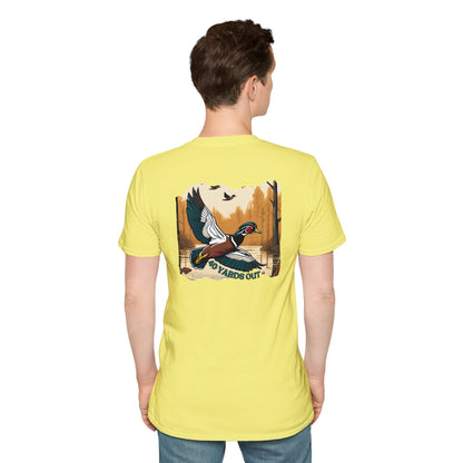 40 Yards Out Wood Duck Unisex Softstyle T-Shirt
