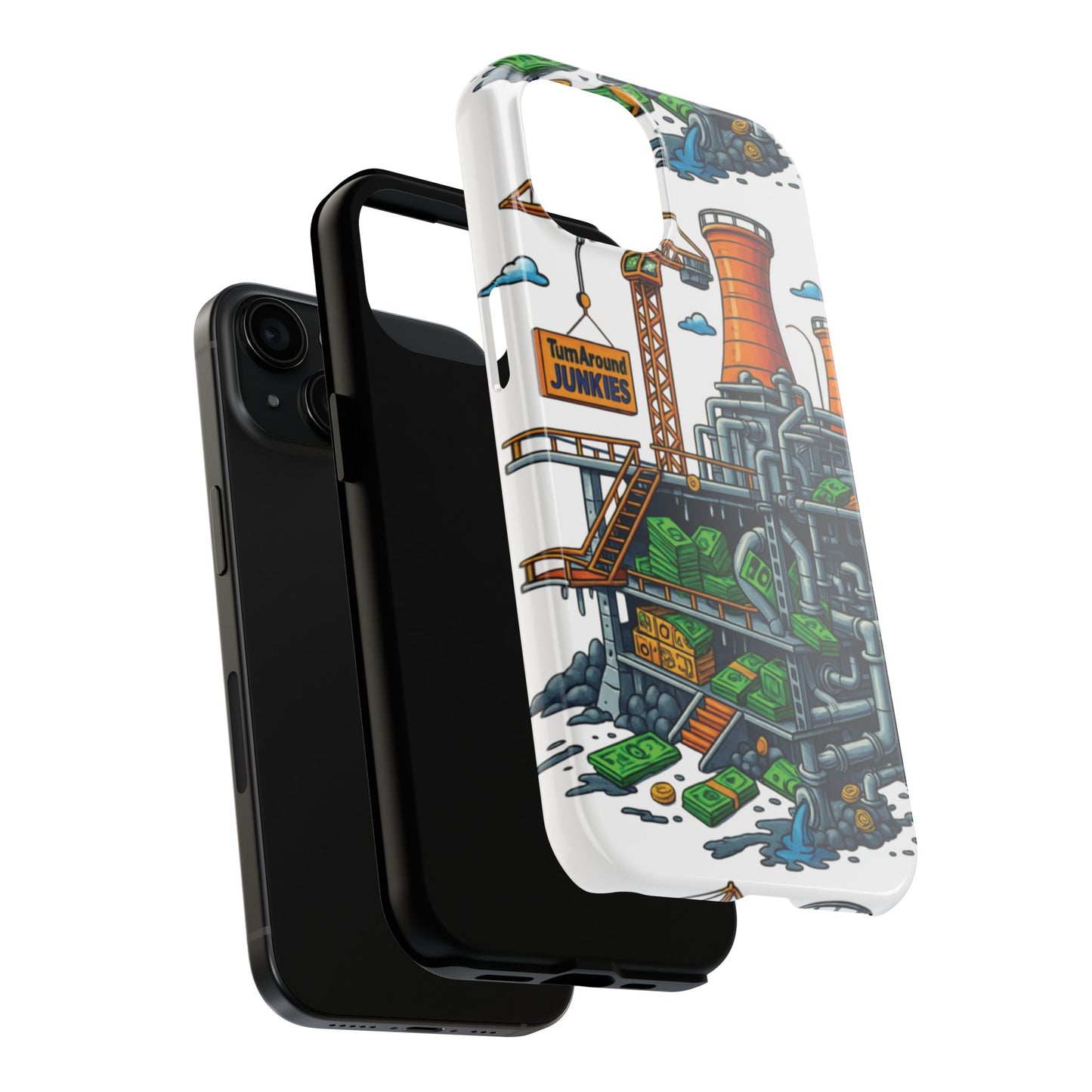 Turnaround Junkies "Stacks On Deck #2" Tough Phone Cases