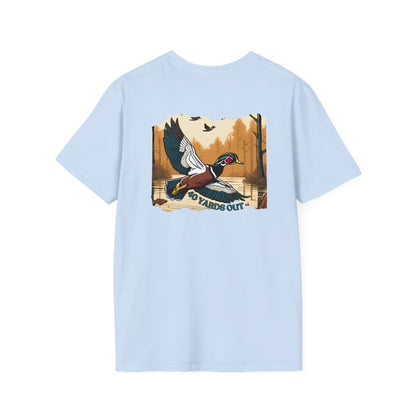 40 Yards Out Wood Duck Unisex Softstyle T-Shirt