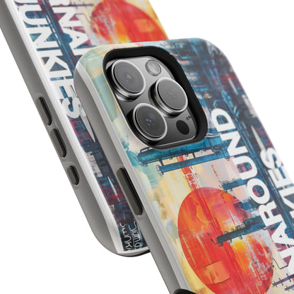 Turnaround Junkies  Red Sun Rising Magnetic Tough Cases