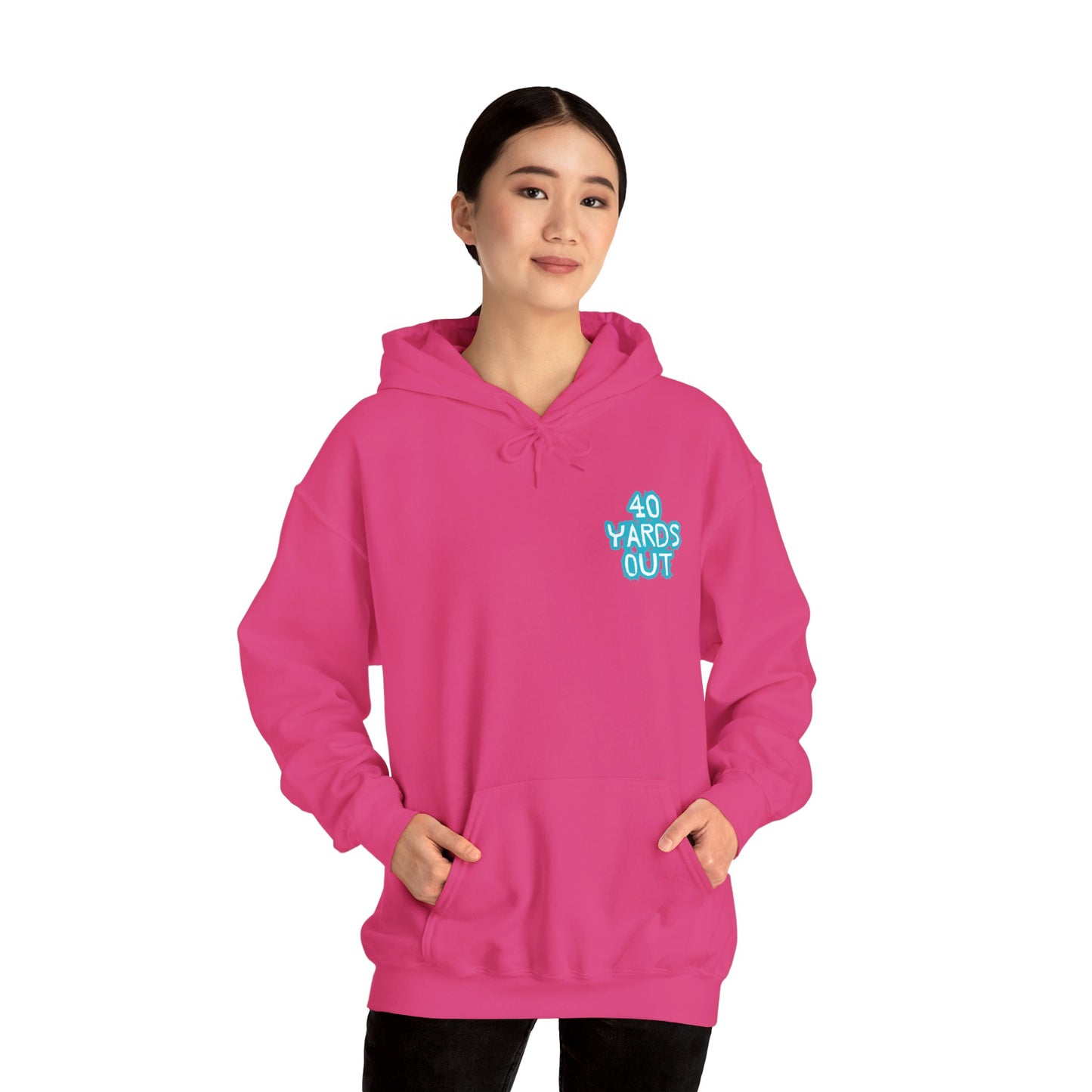 40 YARDS OUT Brand Productions Muddy Boar Heavy Blend™ Hooded Sweatshirt
