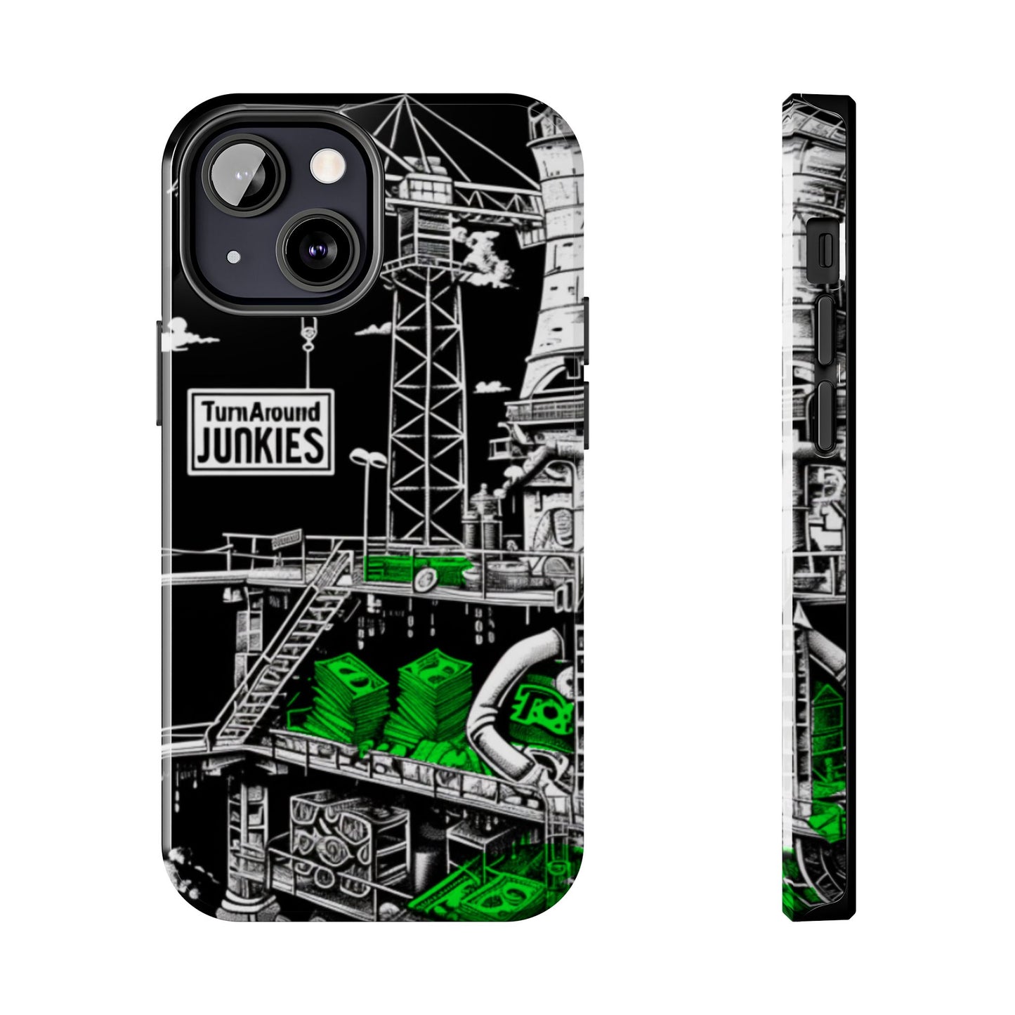 Turnaround Junkies "Stacks On Deck" Tough Phone Cases