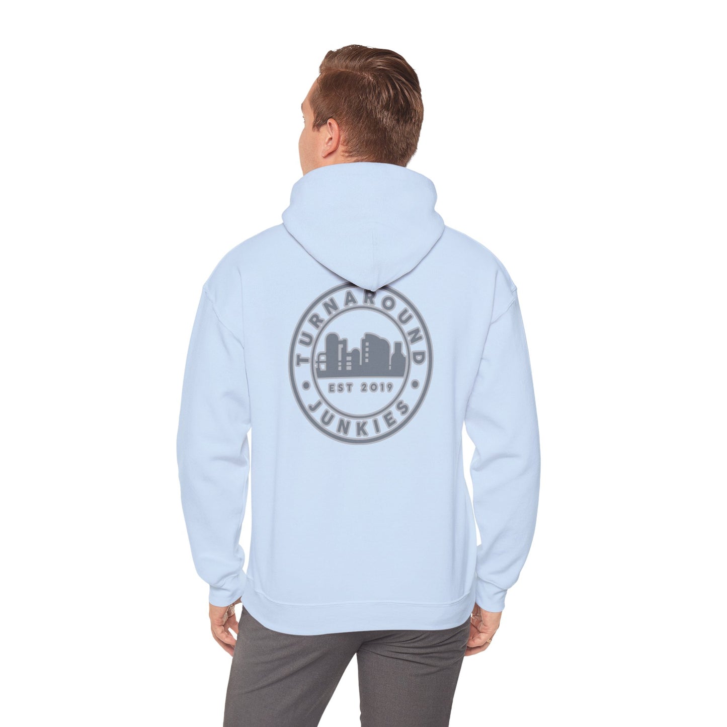 Turnaround Junkies Circle Logo Heavy Blend™ Hooded Sweatshirt