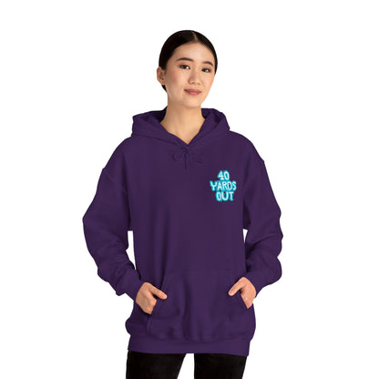 40 YARDS OUT Brand Productions Muddy Boar Heavy Blend™ Hooded Sweatshirt