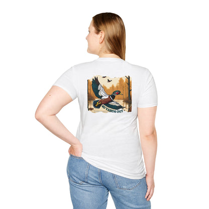 40 Yards Out Wood Duck Unisex Softstyle T-Shirt