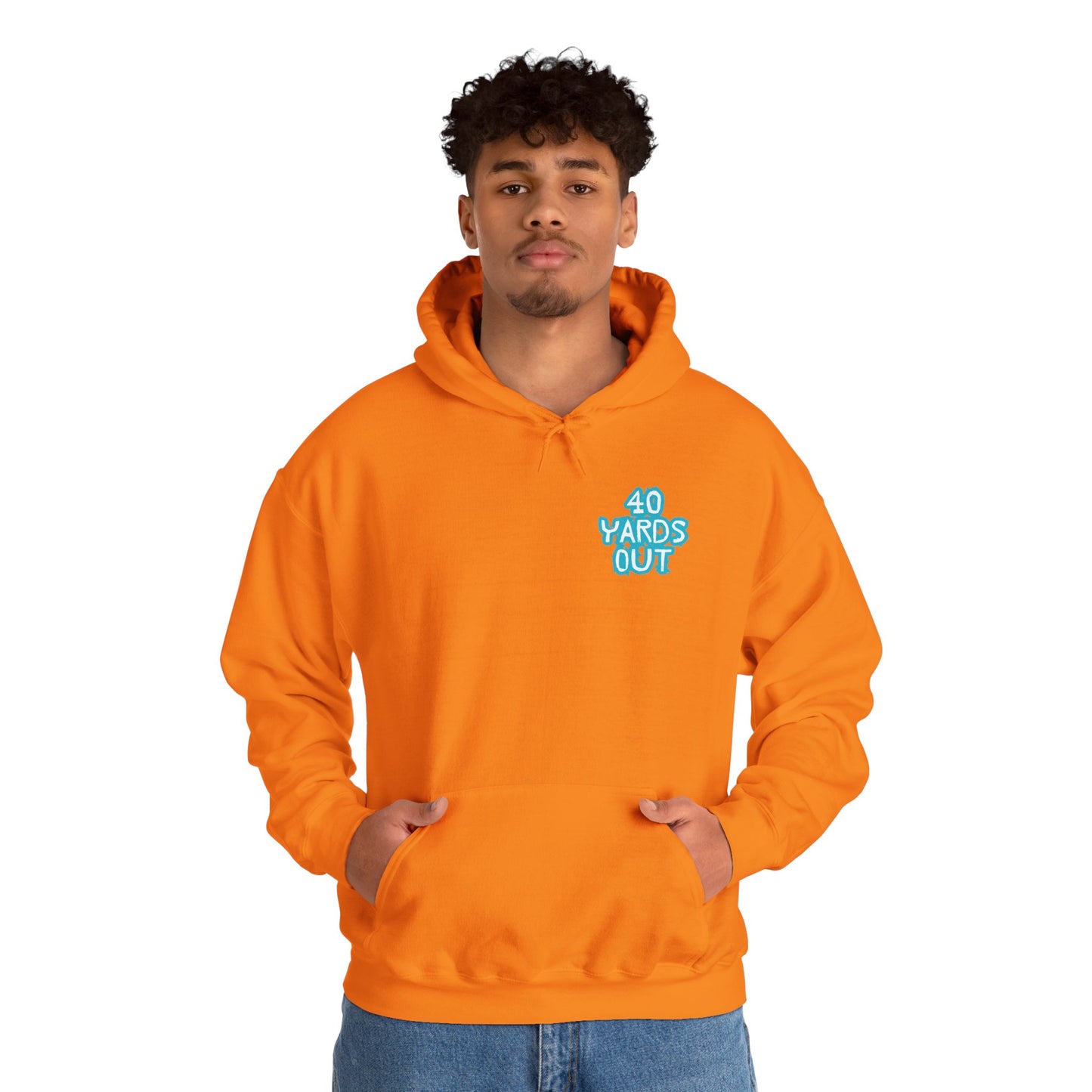 40 YARDS OUT Brand Productions Muddy Boar Heavy Blend™ Hooded Sweatshirt