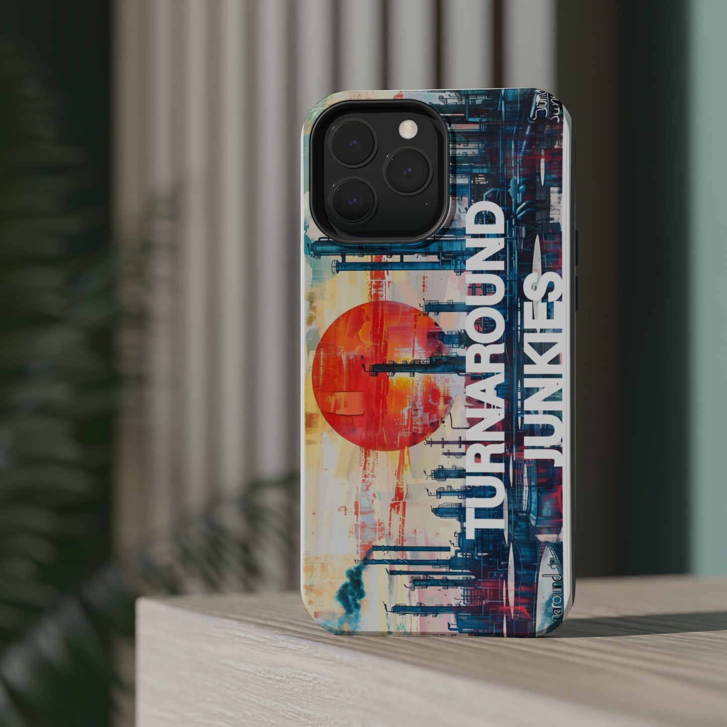 Turnaround Junkies  Red Sun Rising Magnetic Tough Cases