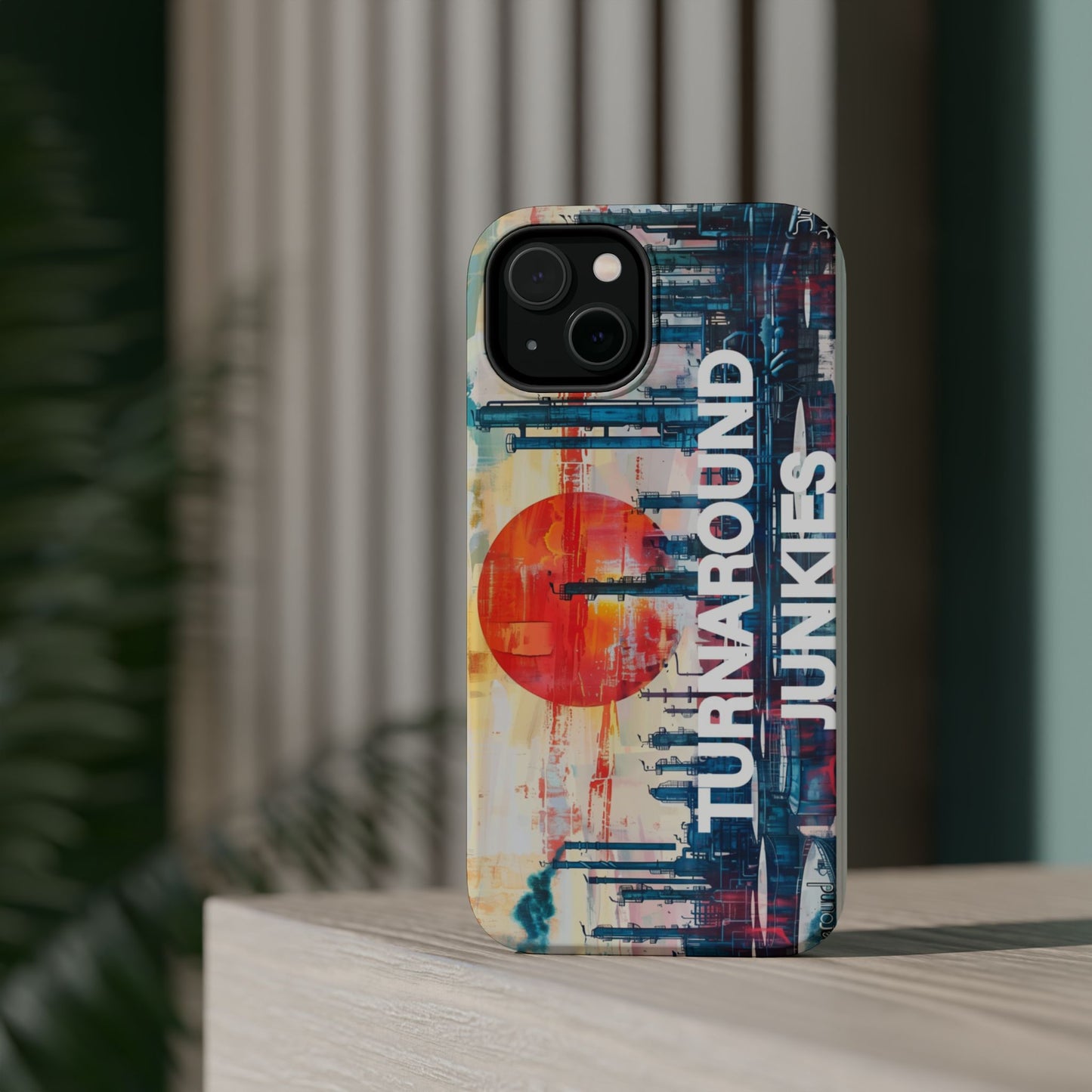Turnaround Junkies  Red Sun Rising Magnetic Tough Cases