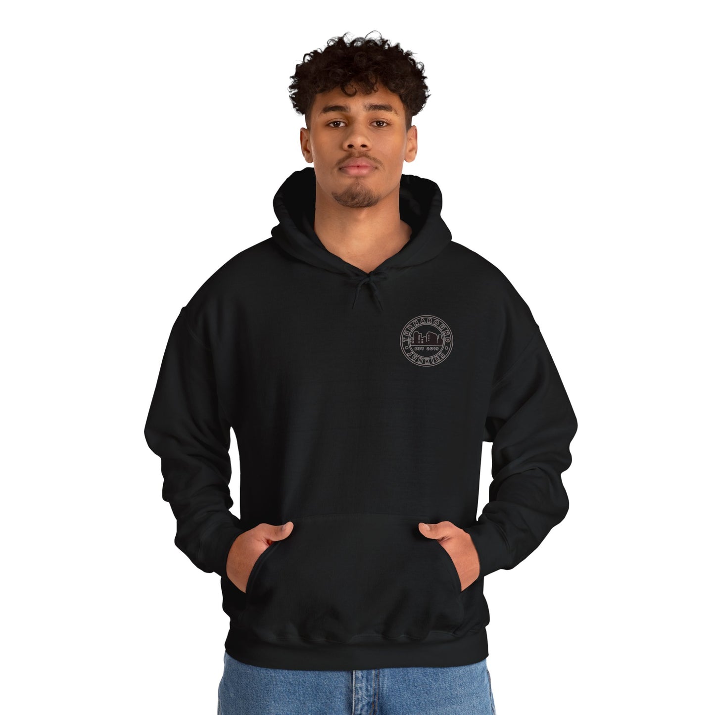 Turnaround Junkies Circle Logo Heavy Blend™ Hooded Sweatshirt
