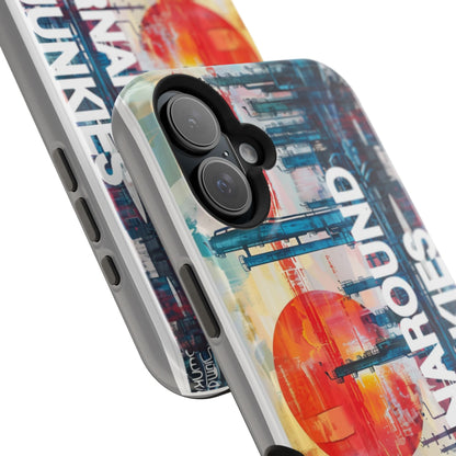 Turnaround Junkies  Red Sun Rising Magnetic Tough Cases