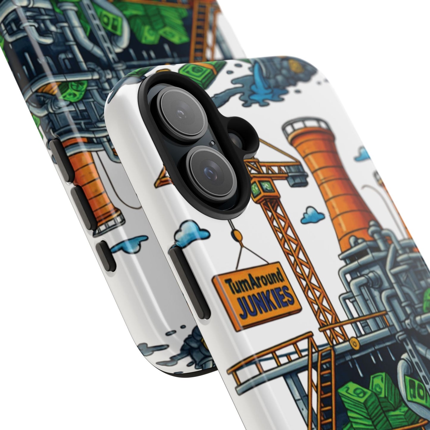 Turnaround Junkies "Stacks On Deck #2" Tough Phone Cases