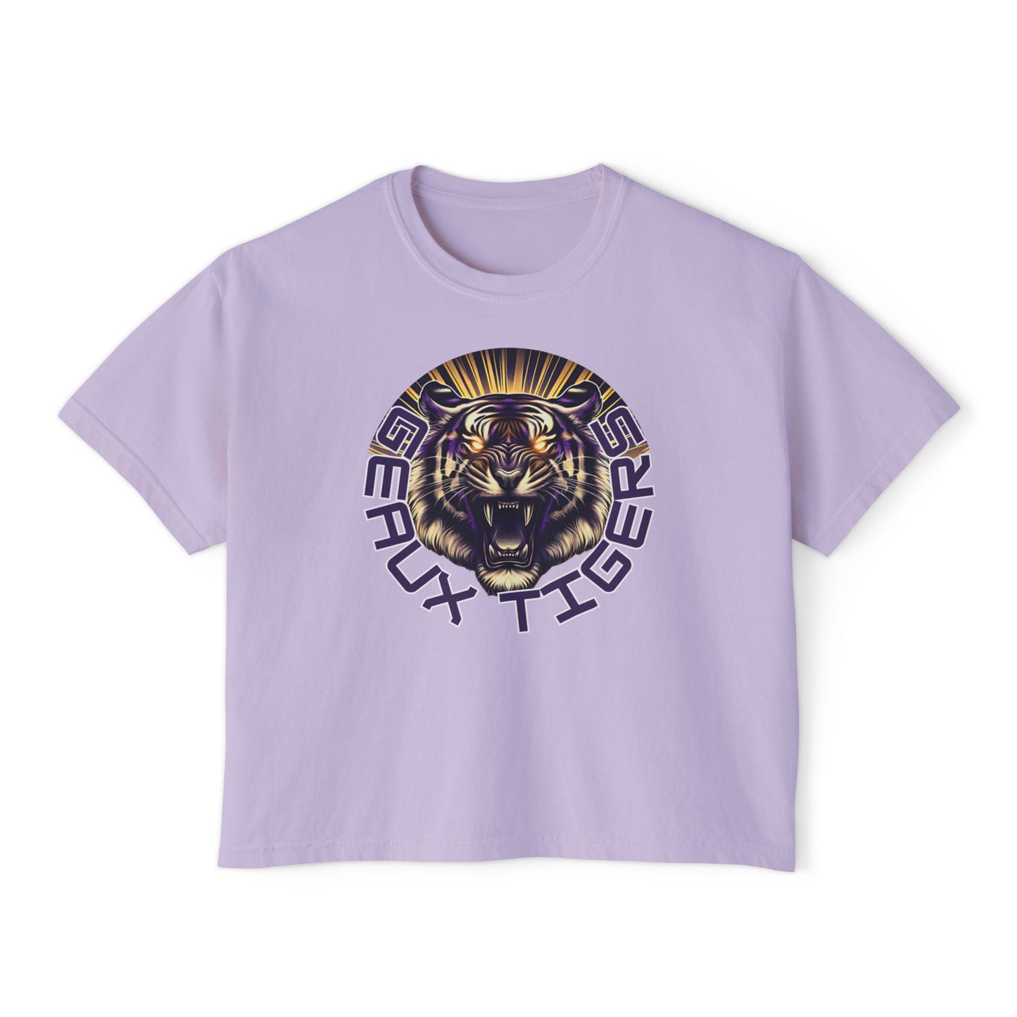 Tigers circle Women's Boxy Tee