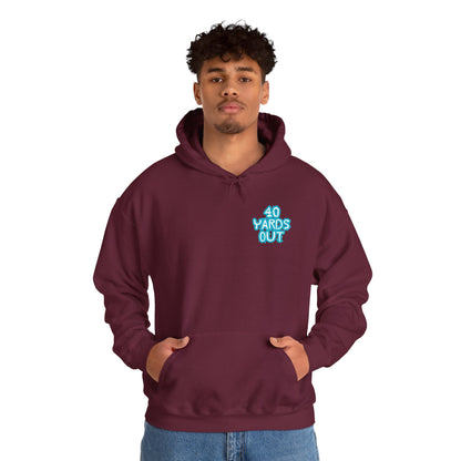 40 YARDS OUT Brand Productions Muddy Boar Heavy Blend™ Hooded Sweatshirt