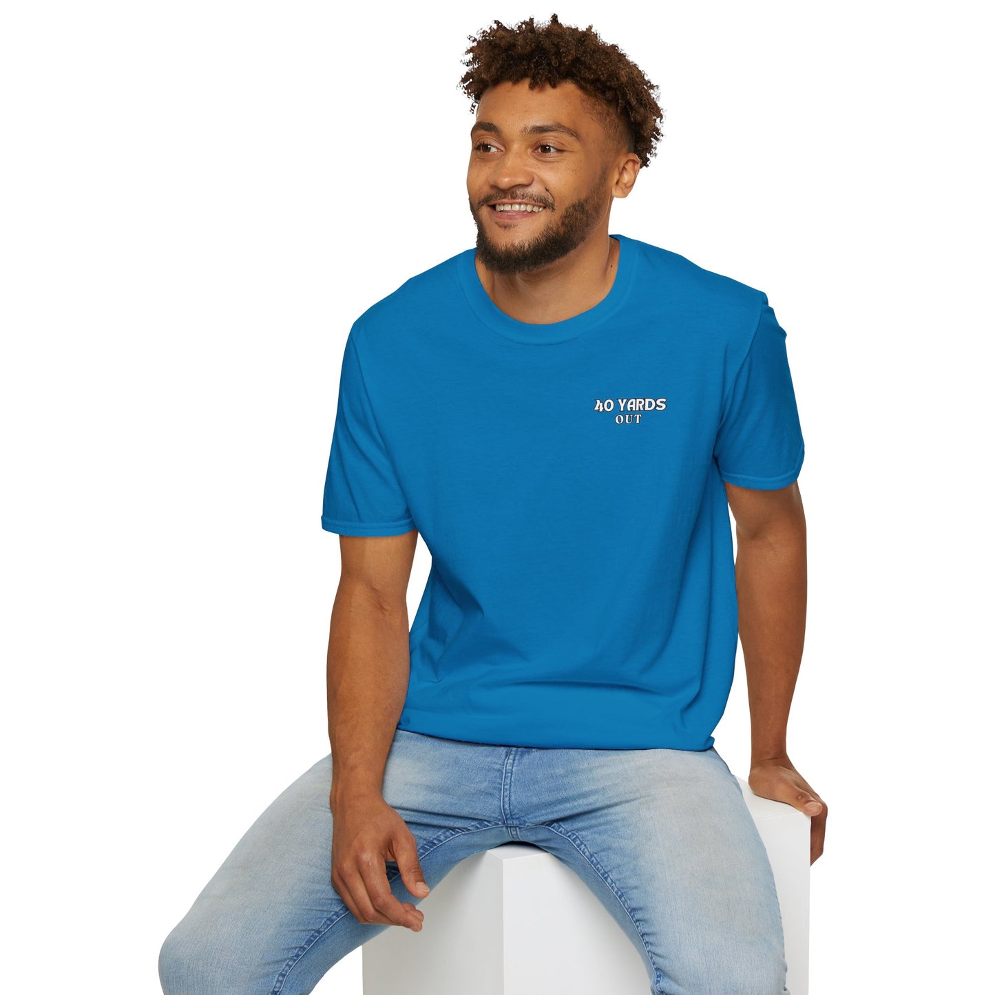 40 Yards Out American Bass Unisex Softstyle T-Shirt