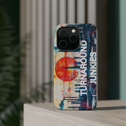 Turnaround Junkies  Red Sun Rising Magnetic Tough Cases