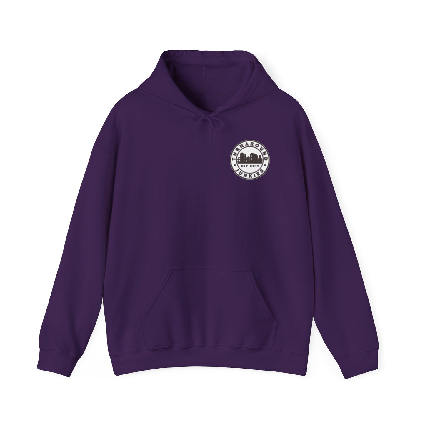 Turnaround Junkies Circle Logo Heavy Blend™ Hooded Sweatshirt