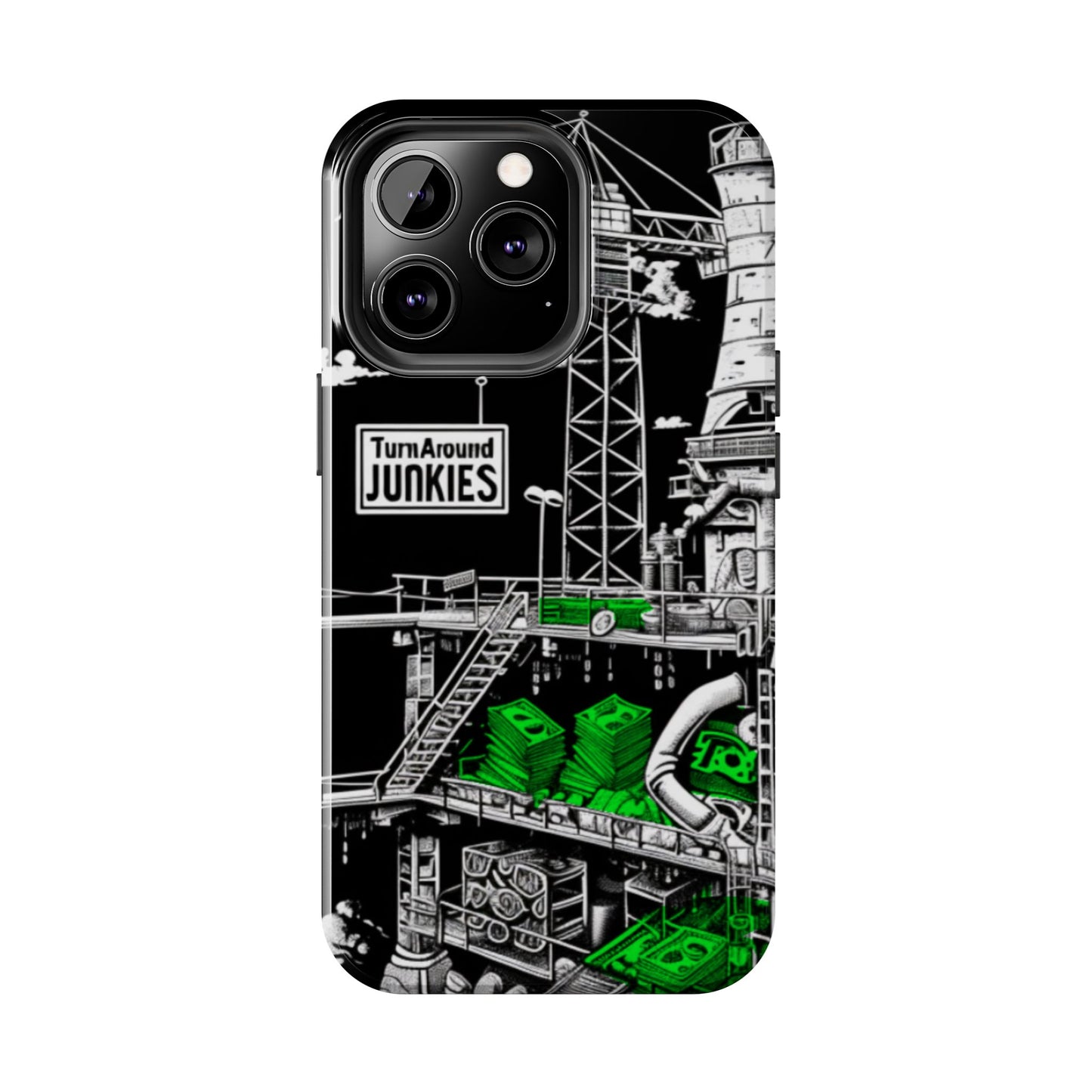 Turnaround Junkies "Stacks On Deck" Tough Phone Cases
