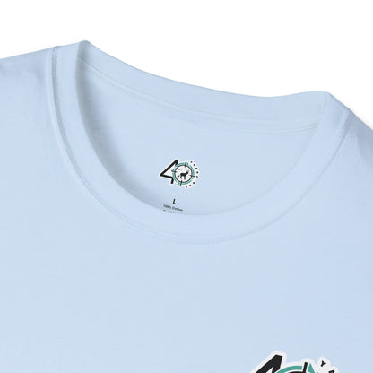 40 YARDS OUT Black Retriever Duck Watch Unisex Softstyle T-Shirt