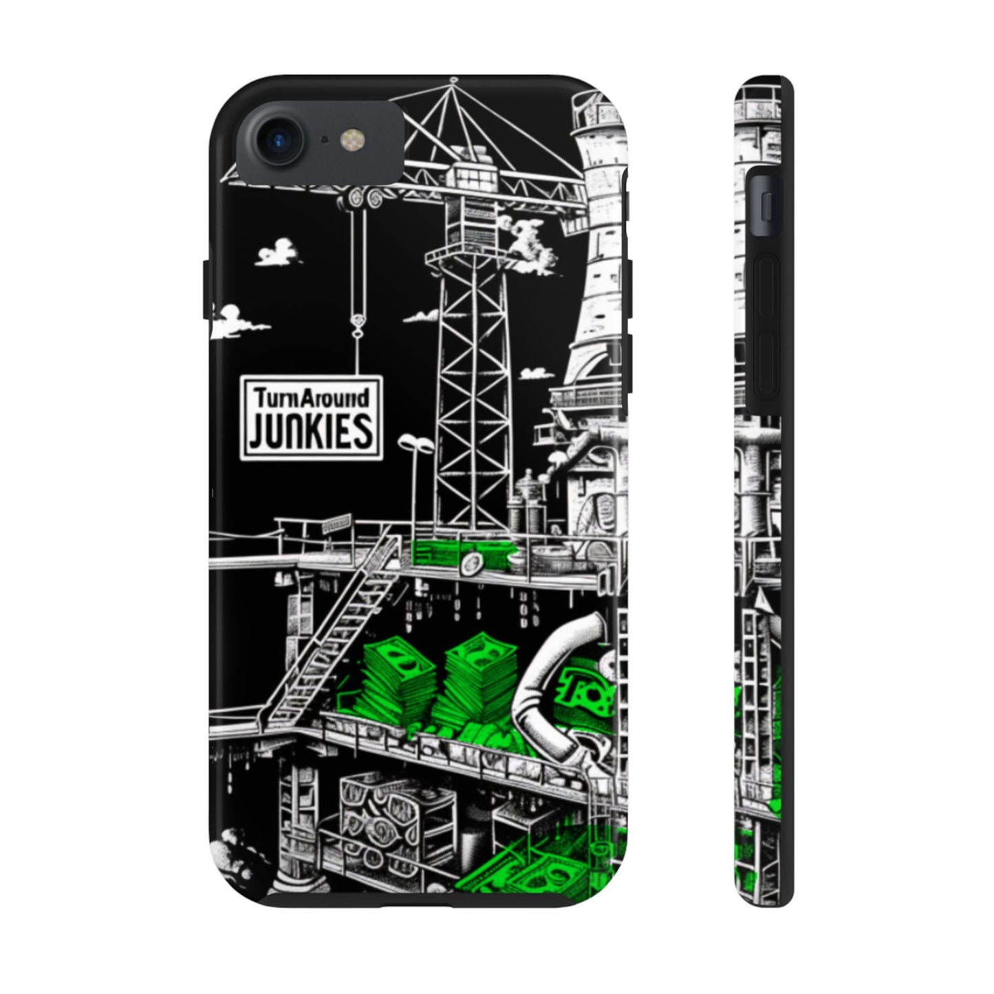Turnaround Junkies "Stacks On Deck" Tough Phone Cases