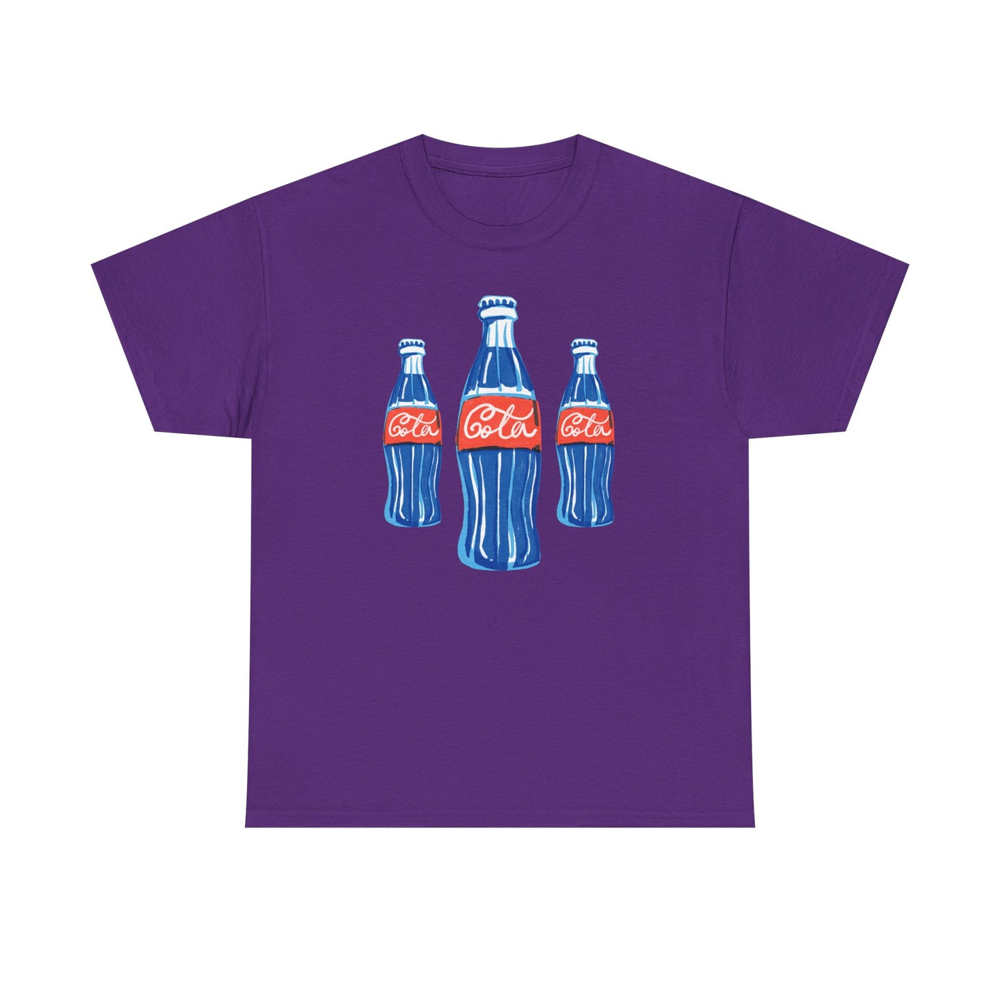 Coca Cola Retro Design Adult Heavy Cotton Tee