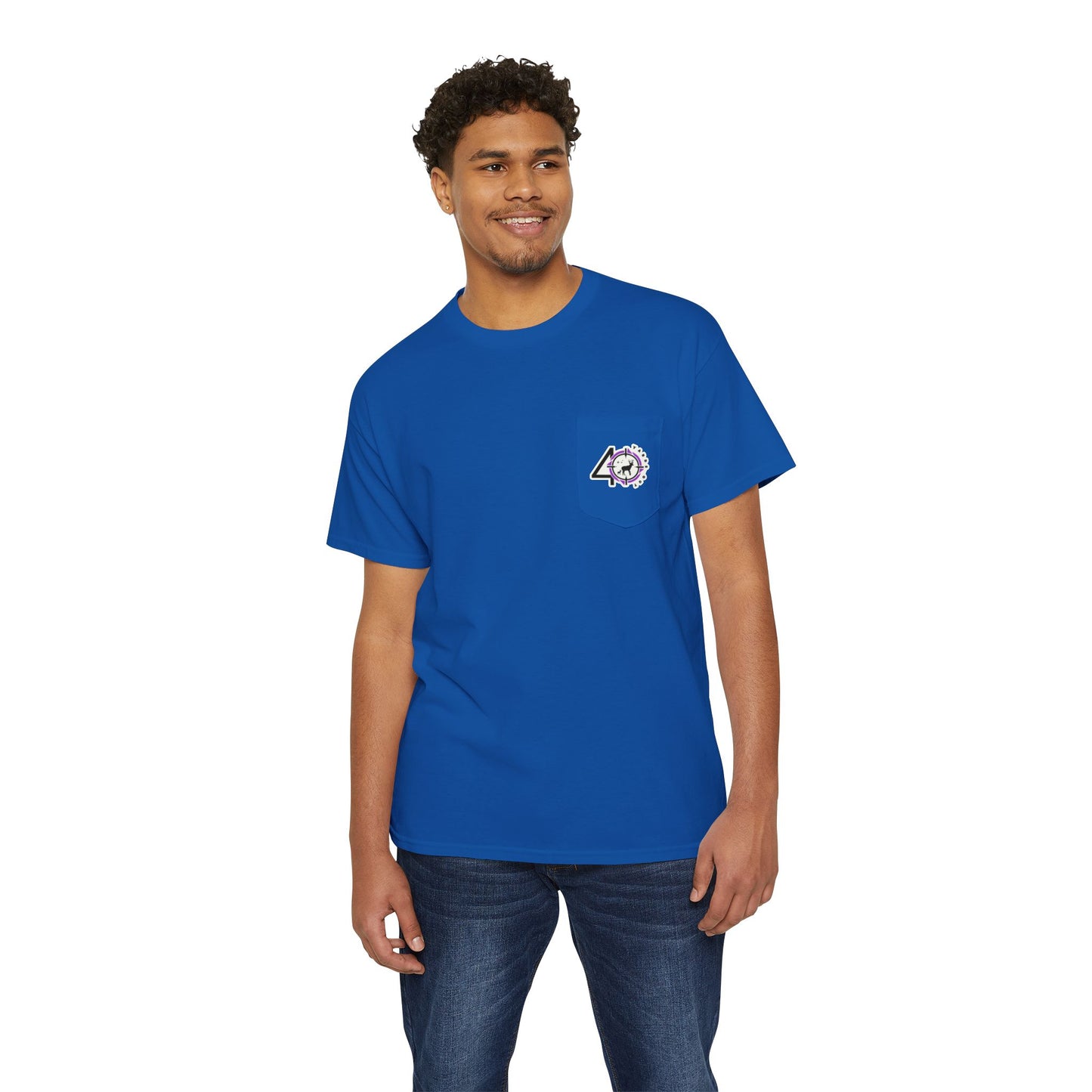 40 Yards Out Duck Unisex Heavy Cotton Pocket Tee