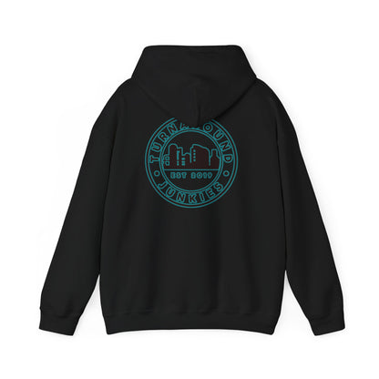 Turnaround Junkies Circle Logo Heavy Blend™ Hooded Sweatshirt